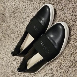 Calvin Klein Morina Black slip on shoes size 8.5 womens